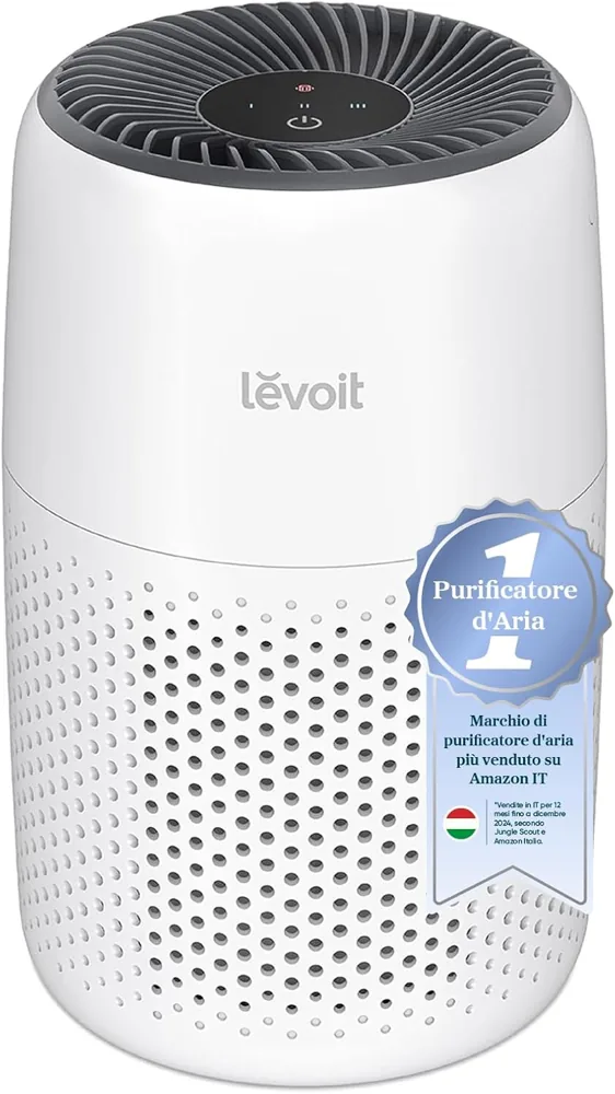 Purificatore d'aria Levoit Core Mini bianco con filtro HEPA H13