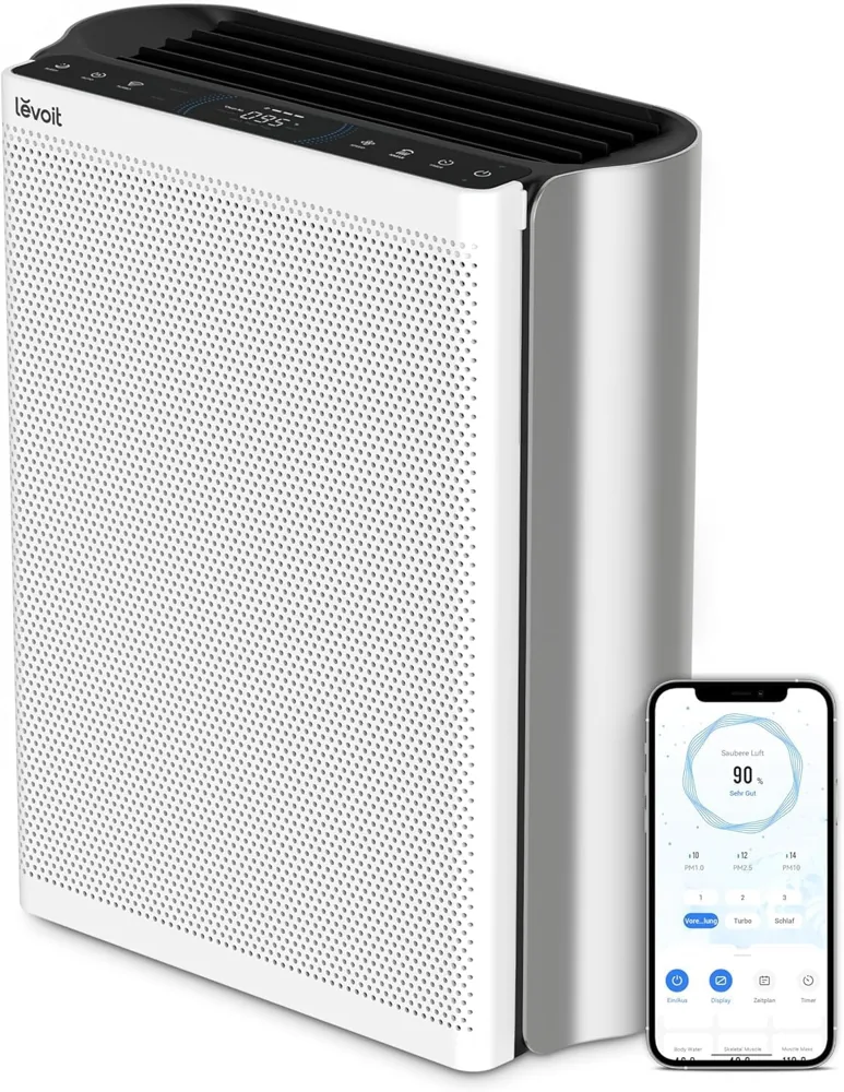 Purificatore d'aria smart Levoit EverestAir grigio a pannello