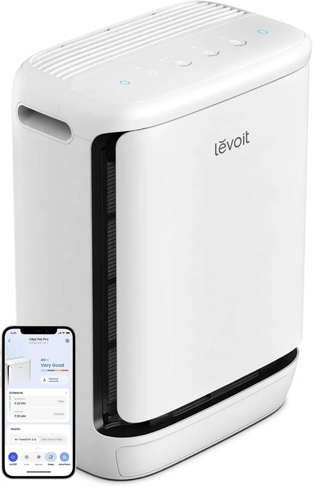 Purificatore d'aria Levoit Vital Pet Pro bianco per case con animali domestici